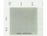 Трафарет BGA для реболлинга чипов N270 SLB73 0.6мм.