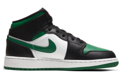 Air jordan 1 mid green black shop
