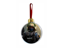 Новогодний шар "Counter-Strike, CS GO, Контр Страйк" №17