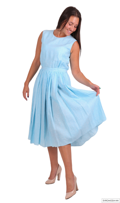 Платье льняное Кая-F р. 44 RU