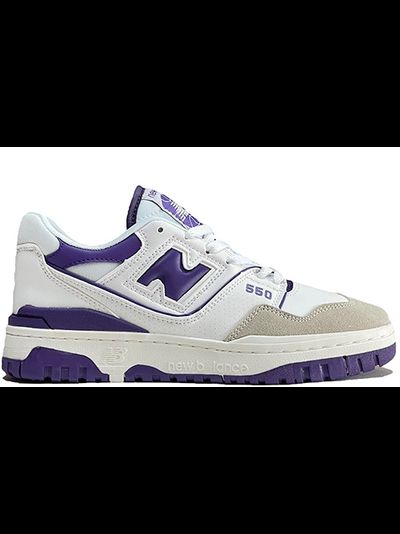 New Balance 550 White Prism Purple