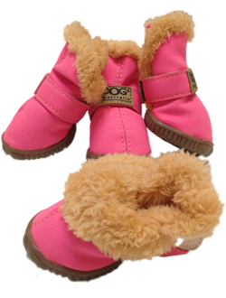 Ботинки для собаки DOG Розовые