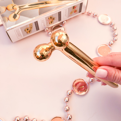 Массажер для лица и тела Andorse 3D Body Massager (цвет золотой)