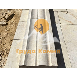 Карниз Утиная грудь Акушинский белый