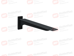 MB-2252S Полкодержатель прямой под полку сквозной L=250 мм цвет черный