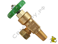 Вентиль водородный мембранный БАМЗ ВБМ-1-44 W19.2 - СП21.8 LH 20МПа для малого баллона