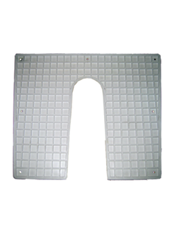 Накладка на транец 430х350, пластмасса