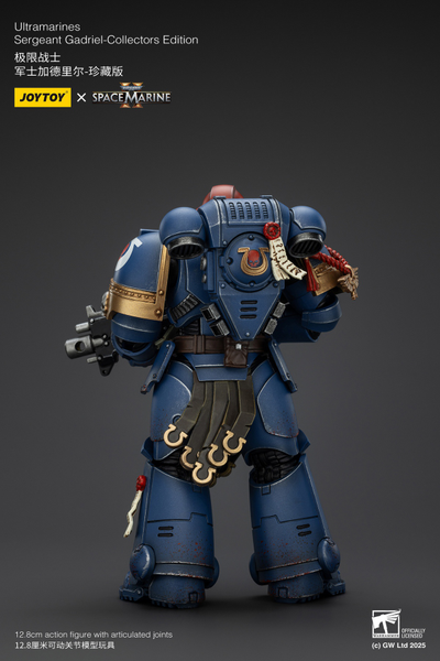Гадриэль, сержант Ультрамаринов (Warhammer 40k, Spacemarine II) - КОЛЛЕКЦИОННАЯ ФИГУРКА 1/18 Ultramarines Collectors Edition - Sergeant Gadriel (JT01376) - JOYTOY
