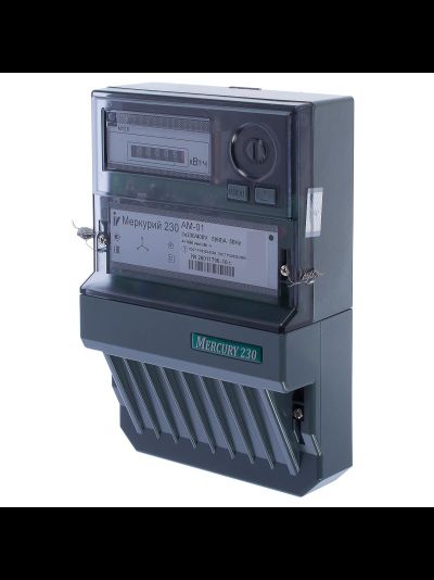 Счетчик Меркурий 230 AM, однотарифный, класс точности - 1
