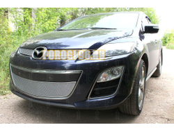 Защита радиатора Mazda CX-7 2009-2013 chrome низ PREMIUM