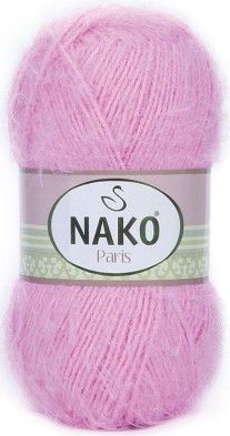 Светло розовый арт.5408 Paris Nako 60% полиамид 40% премиум акрил 100г/245 м