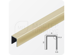 П-образный разделительный профиль из нержавеющей стали NEEXY PVS96-05 G Золото зеркальное