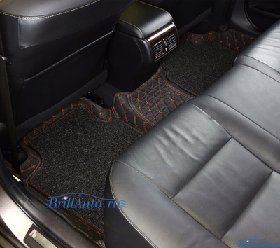 3D коврики в салон Toyota Camry из экокожи