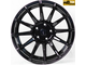 Комплект дисков R17 9,5J ET+25 5*114,3 Shogun RS-Z Черный (S136)