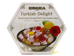 KOSKA Рахат-лукум Роза/лимон, 250 гр