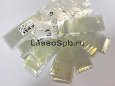 Фольга иридисцентная Сиренево-Золотой 2,5 см х 2 м