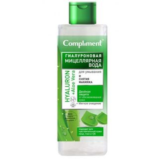 Compliment Мицеллярная вода дляумывания и снятия макияжа HYALURON+Aloe Vera 500мл