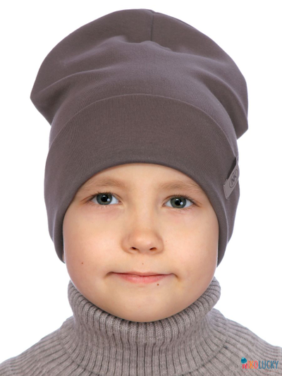 Шапка  21203-01, цвет темно-серый р. 44-46