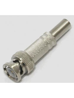 РАЗЪЁМ штекер BNC под пайку с пружиной металл (универсальный) REXANT