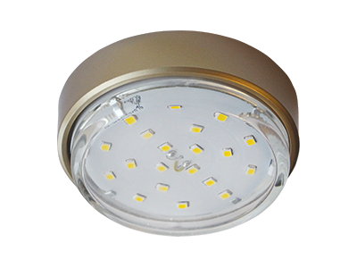 Светильник накладной Ecola GX53 DGX5318 легкий золото 18X88 FG53FFECD