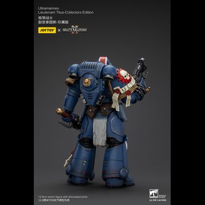 Тит, лейтенант Ультрамаринов (Warhammer 40k, Spacemarine II) - КОЛЛЕКЦИОННАЯ ФИГУРКА 1/18 Ultramarines Collectors Edition - Lieutenant Titus (JT01369) - JOYTOY