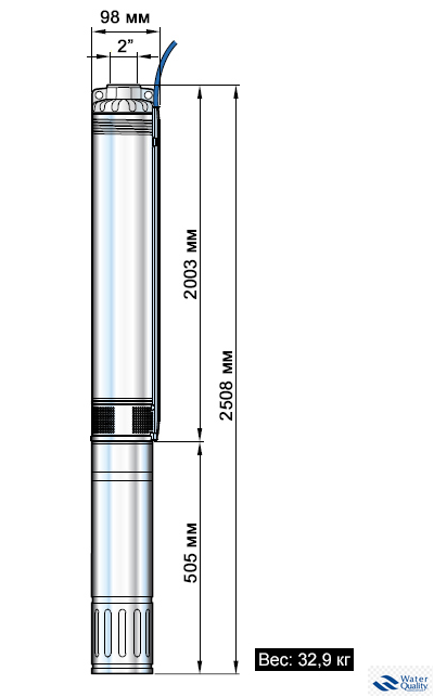 Насос скважинный Pedrollo 4SR 12/25 PD, 3х400 В