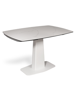 Colombo матовый белый/керамика белая 120(+30+30)х85