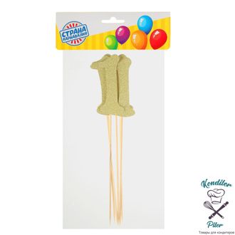 Топпер в торт «1», 1 шт