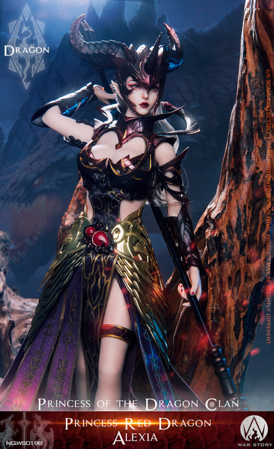 Принцесса-дракон Алексия (красная) - Коллекционная ФИГУРКА 1/6 scale Dragon Princess - Red Dragon Alexia (WS019B) - WAR STORY