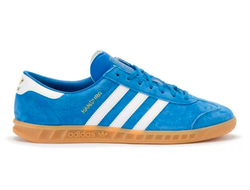 Adidas Hamburg (Голубые с белым)