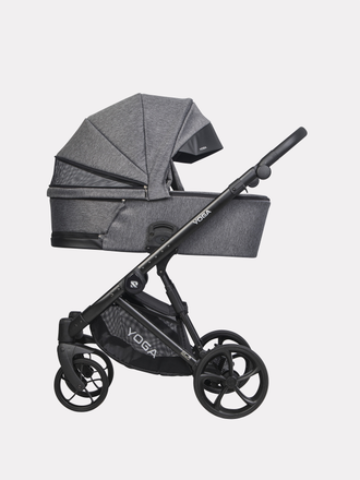 Коляска 2в1 Riko Basic Yoga 01 Графит