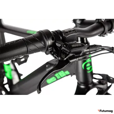 Электровелосипед Eltreco XT 850 Pro серо-зеленый