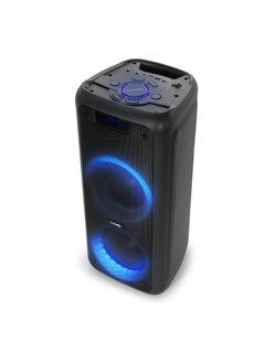 Портативная колонка FUMIKO HAMMER RGB-подсветка, микрофон, пульт BLACK