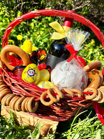 Корзина "Хохлома"