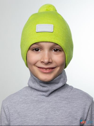 Шапка 24201-02 х/б подклад, салатовый 54-56