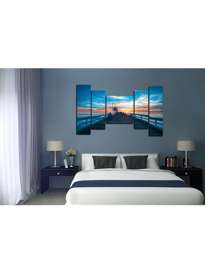 Модульная картина "Мост к солнцу"