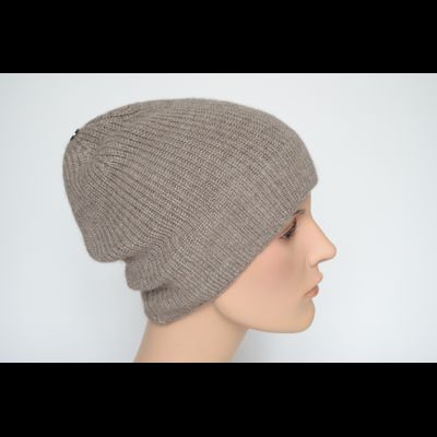 Женская шапка из альпака и шелка Vizio Италия 9015 CL бежевая