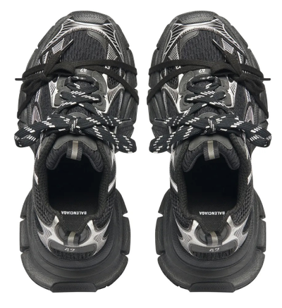 Balenciaga 3XL Worn-Out Black Silver