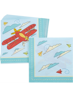 Салфетка Самолётики 25см 12шт/G