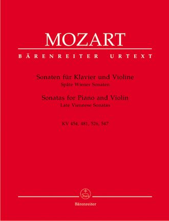 Mozart Sonatas for Piano and Violin (Late Viennese Sonatas)