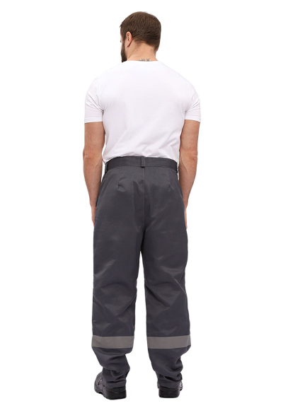 Костюм "УДАРНИК" куртка/брюки Т.СЕРЫЙ/КРАСНЫЙ