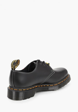 Полуботинки Dr. Martens 1461 с принтом черные