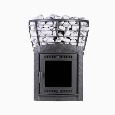 Банная печь Атмосфера V сетка нержавейка до 40 м3