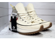 Кеды Converse Play Comme Des Garçons на платформе белые