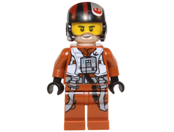 Poe Dameron Pilot Jumpsuit, Helmet, n/a (sw0658)