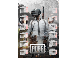 Календарь настенный PlayerUnknown’s Battlegrounds, PUBG, ПУБГ №7