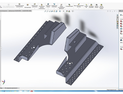 Усилители задних лонжеронов с карманом стандарт ZST-УТ 1