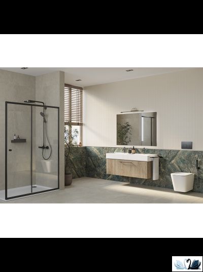 Плитка Creto Ekzotic fog 30х90 см настенная серая