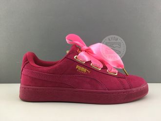 Puma Suede Heart Reset Розовые (36-40)Арт. 300F-A