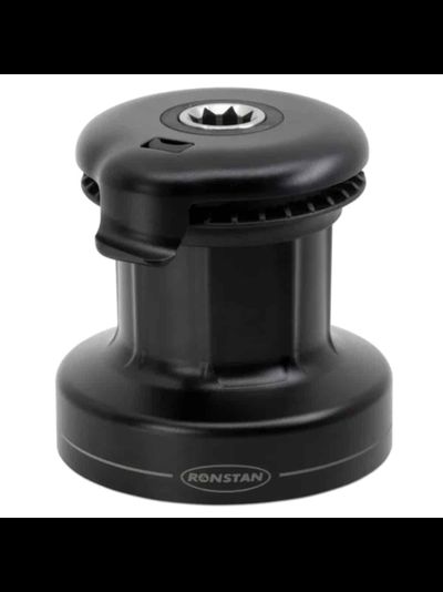 Лебедка односкоростная Ronstan Orbit 20ST RA6201 Ø120x124мм 550кг черная для тросов Ø6-10мм